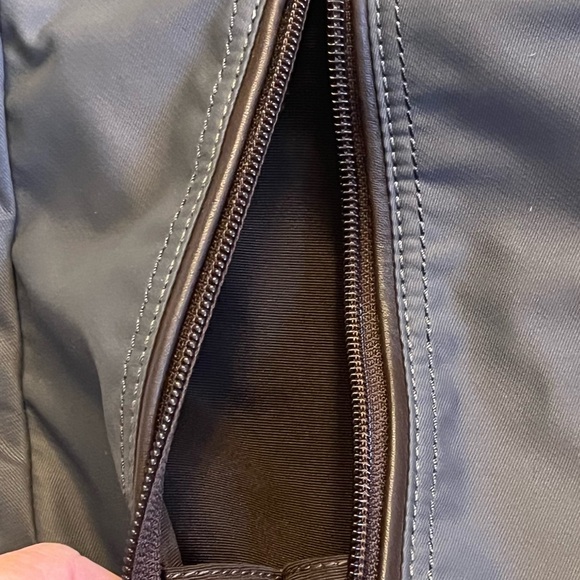 Coach Charcoal and Brown Belt Chest Back Sling Bag F70692 - Picture 5 of 13